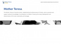 motherteresa.org Webseite Vorschau