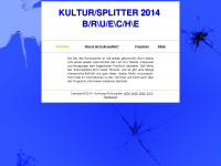 kultursplitter.com Webseite Vorschau