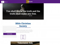 biblechristiansociety.com Webseite Vorschau