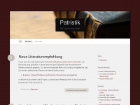 patristik.wordpress.com Webseite Vorschau