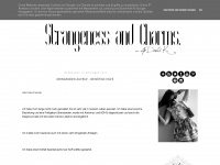 strangeness-and-charms.com Webseite Vorschau