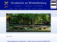 schuleamwindmuehlenberg.de Webseite Vorschau