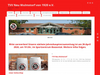 tvv-neuwulmstorf.de Webseite Vorschau