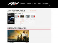 axn.hu Webseite Vorschau