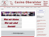 tsc-casino-oberalster.de Webseite Vorschau