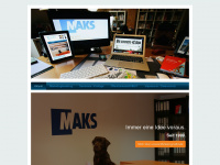 maks.info Webseite Vorschau