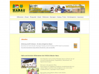 wabau-massivhaus.de Webseite Vorschau