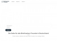 briefmarken-freunde.de Webseite Vorschau
