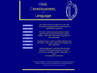 mind-consciousness-language.com Webseite Vorschau