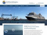schiffsarztlehrgang.de Webseite Vorschau