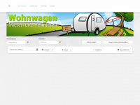 wohnwagenmieten.ch Webseite Vorschau