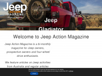 jeepaction.com.au Webseite Vorschau