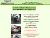unfallwagen-ankauf-nrw.de Webseite Vorschau
