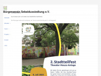 sebaldussiedlung.de Webseite Vorschau