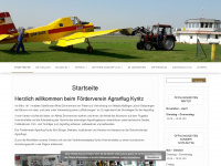 agrarflug-kyritz.de Webseite Vorschau