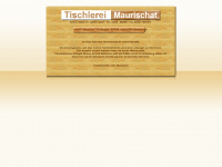 tischlerei-maurischat.de Webseite Vorschau