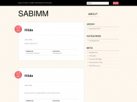 sabimm.wordpress.com Webseite Vorschau