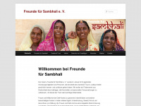 freunde-fuer-sambhali.org Webseite Vorschau