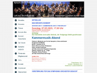 symphonie-orchester-oberberg.de Webseite Vorschau