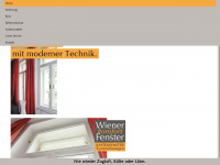 wienerkomfortfenster.at Webseite Vorschau