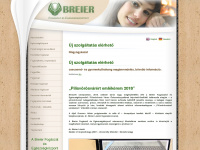 breier-fogaszat.hu Webseite Vorschau
