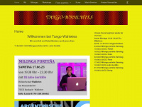 tango-wahlwies.de Webseite Vorschau