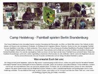 camp-heidekrug.de Webseite Vorschau