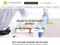 advancedchiropractic.co.nz Webseite Vorschau