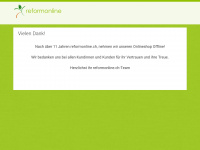 reformonline.ch Webseite Vorschau
