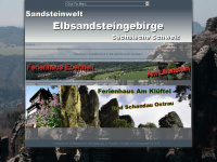 sandsteinwelt.de Webseite Vorschau