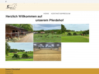 sauers-pferdehof.de Webseite Vorschau