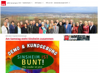 spd-sinsheim.de Webseite Vorschau