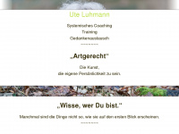 ute-luhmann.de Webseite Vorschau