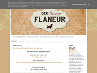 vintage-flaneur.blogspot.com Webseite Vorschau