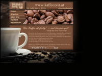 kaffeezeit.at Webseite Vorschau