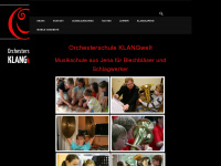 musikschuleklangwelt.de Webseite Vorschau