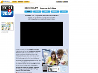 eco2day.ch Webseite Vorschau