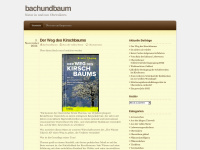 bachundbaum.wordpress.com Webseite Vorschau