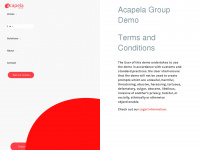 acapela-group.com Webseite Vorschau