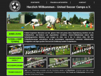 united-soccer-camps.de Webseite Vorschau