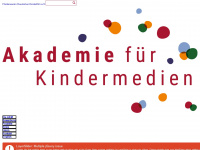akademie-kindermedien.de Webseite Vorschau
