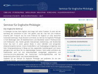 englischesseminar.uni-goettingen.de Webseite Vorschau
