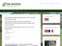 esel-initiative.de Webseite Vorschau
