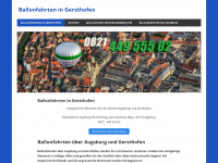 ballonfahrten-gersthofen.com Webseite Vorschau