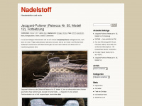 nadelstoff.wordpress.com Webseite Vorschau
