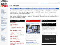 alecexposed.org Webseite Vorschau