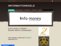 informationsgeld.info Webseite Vorschau