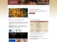 uhudlerei-mirth.at Webseite Vorschau