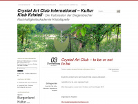 crystalartclub.wordpress.com Webseite Vorschau