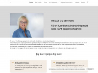 tinadalboge.dk Webseite Vorschau